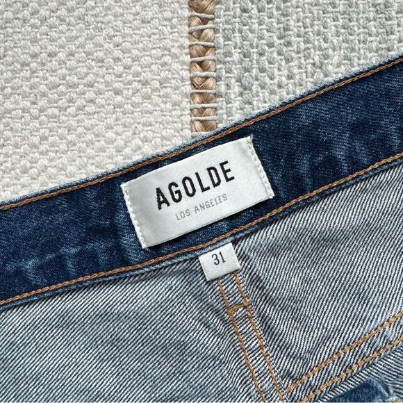 Agolde Parker Long Low Slung Vintage Straight High Rise Slouchy Jeans Women’s 31 - Picture 8 of 10